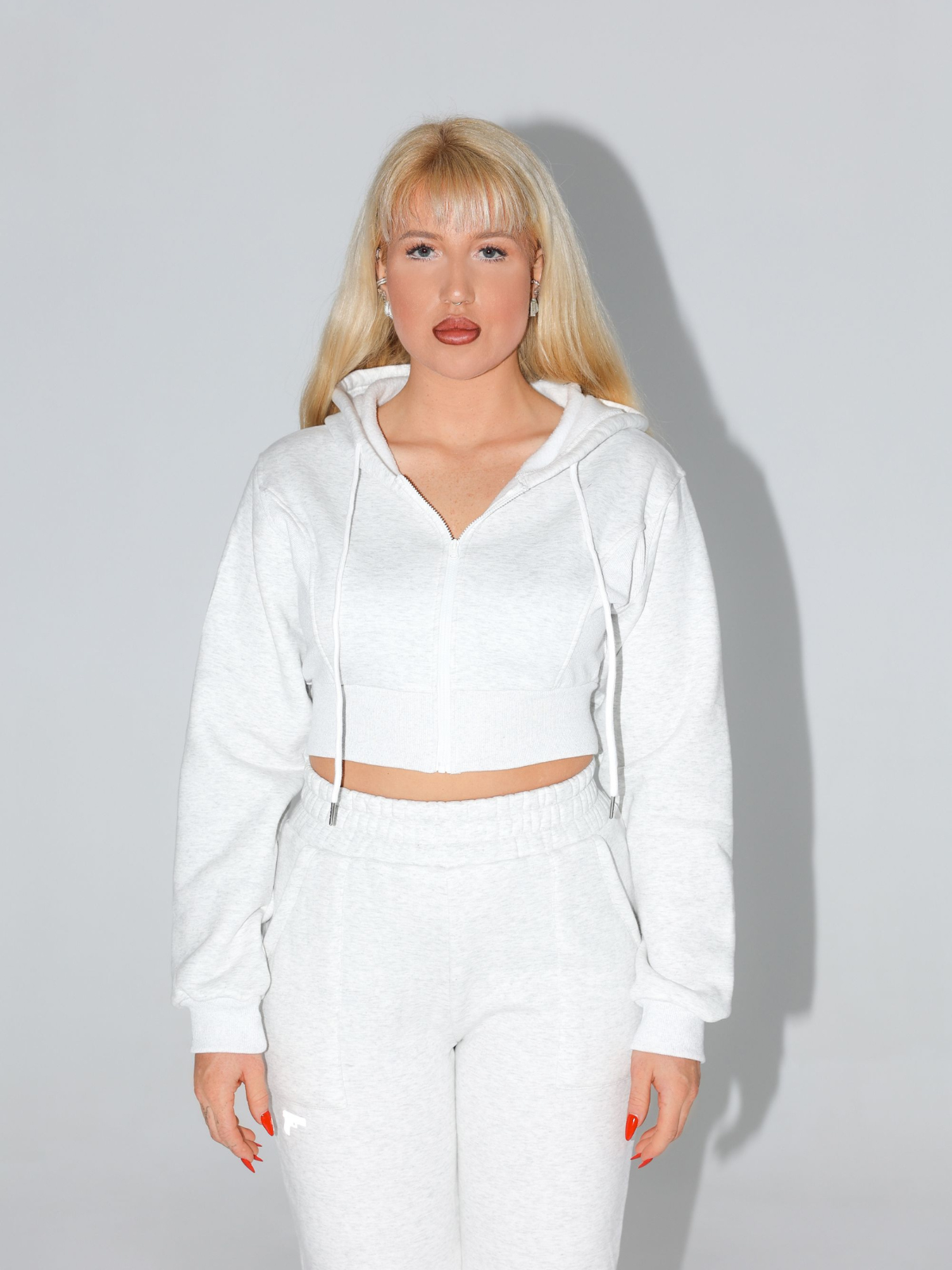 AMMO ZIP CROP HOODIE