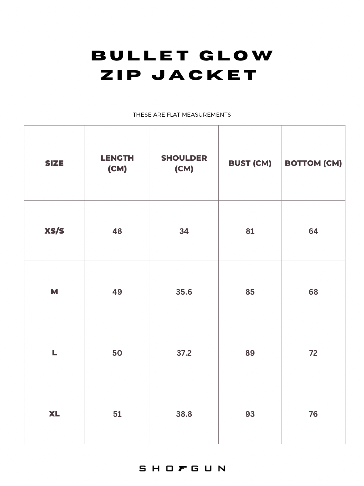BULLET GLOW ZIP JACKET