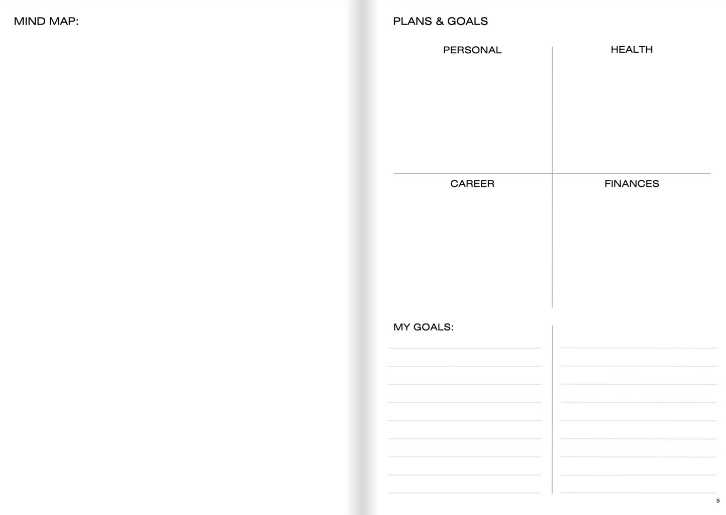 DOER PRODUCTIVITY MANIFESTATION PLANNER