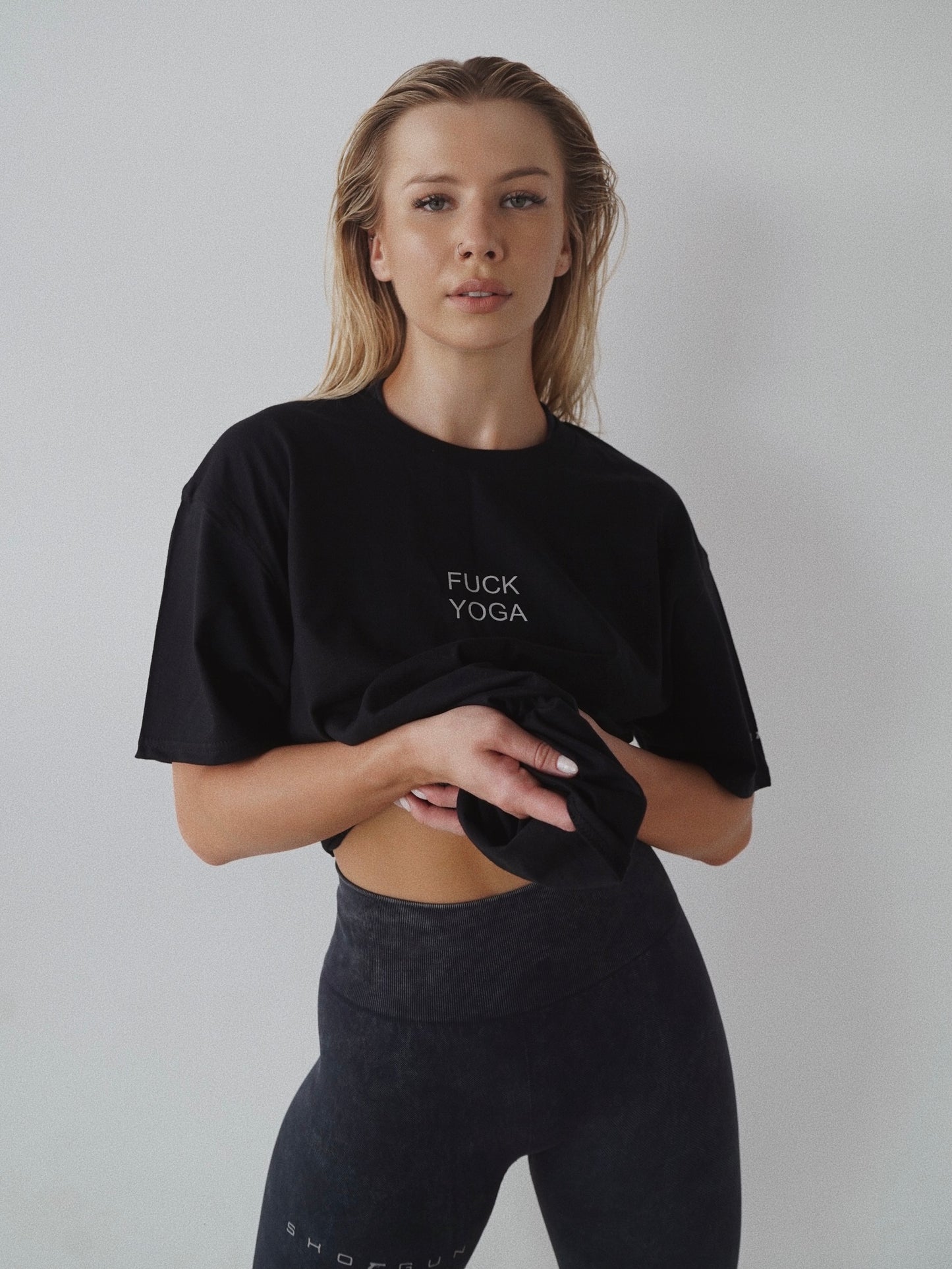 FUCK YOGA UNISEX COTTON T-SHIRT