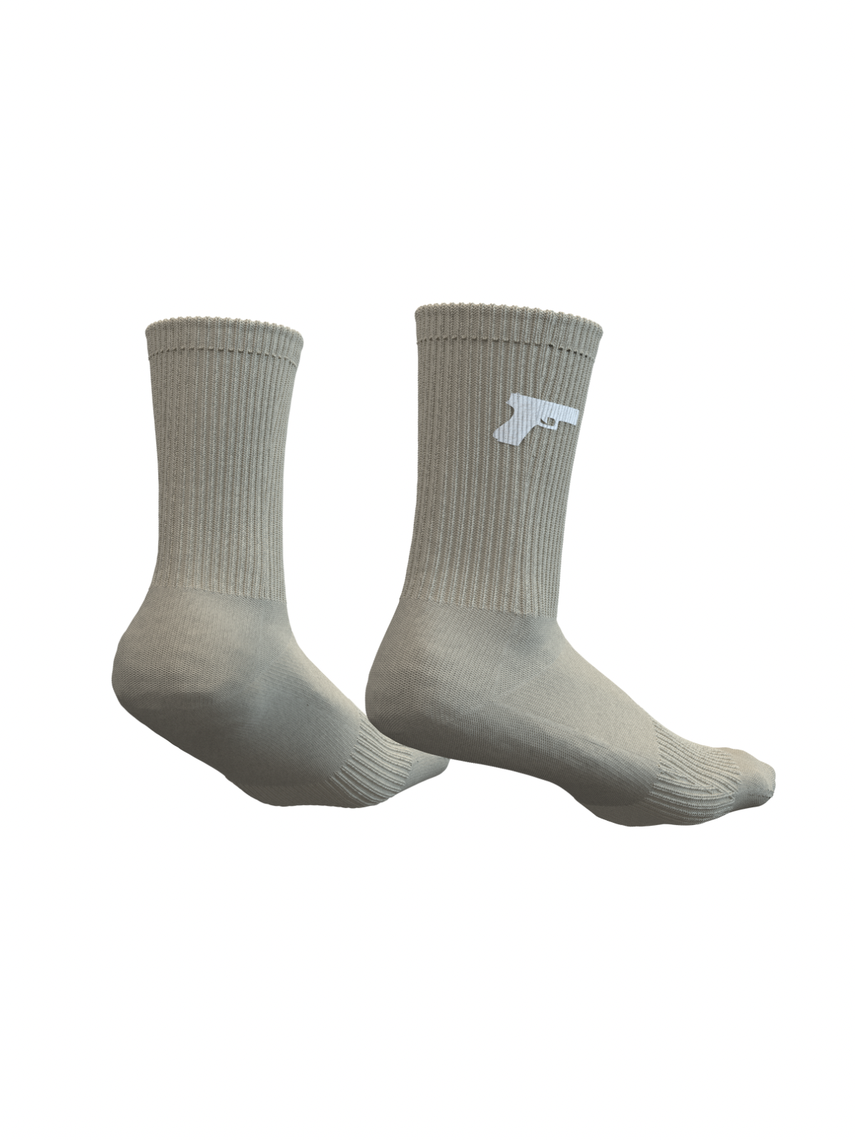 RIBBED CREW SOCKS