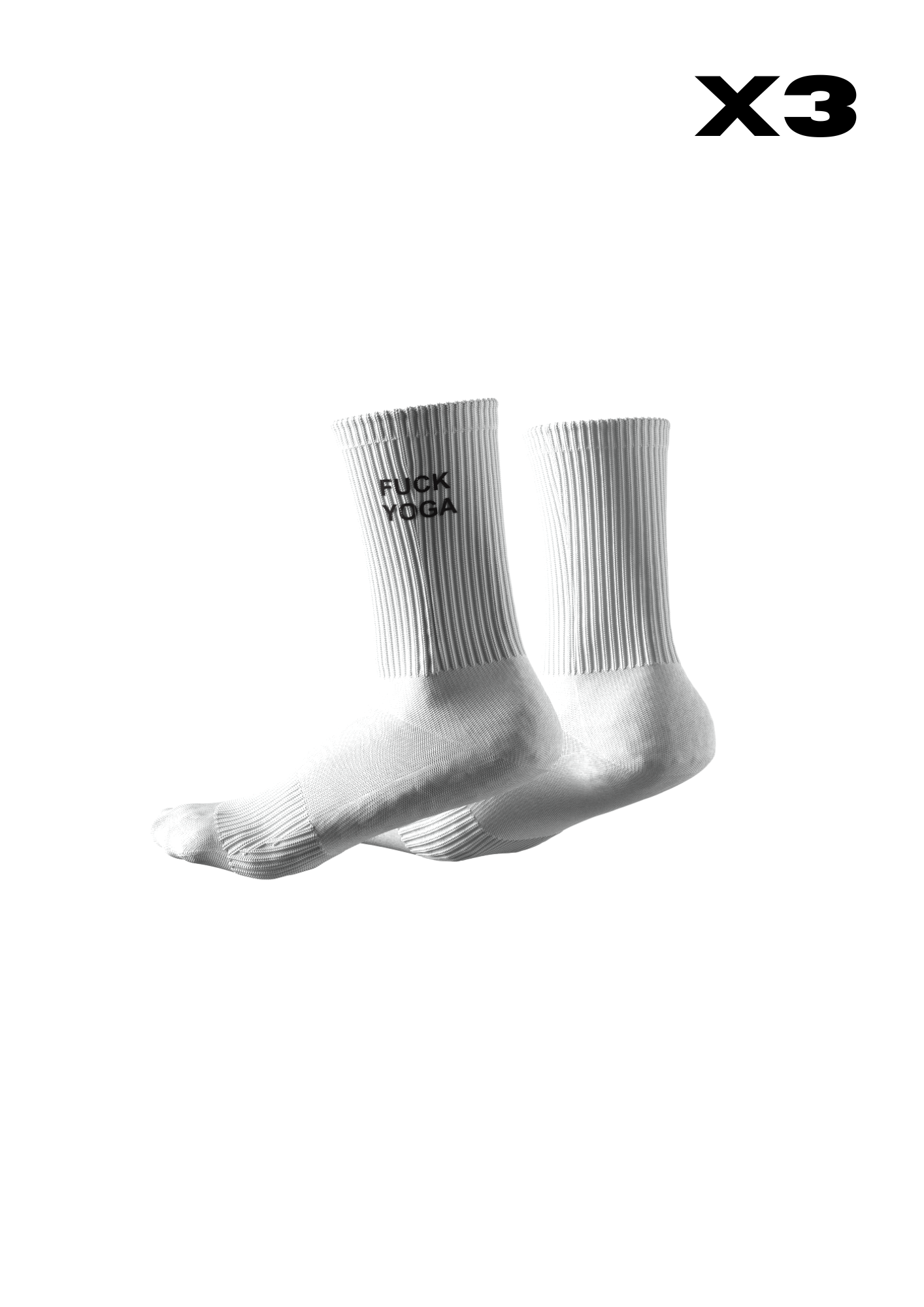 3PACK RIBBED SOCKS