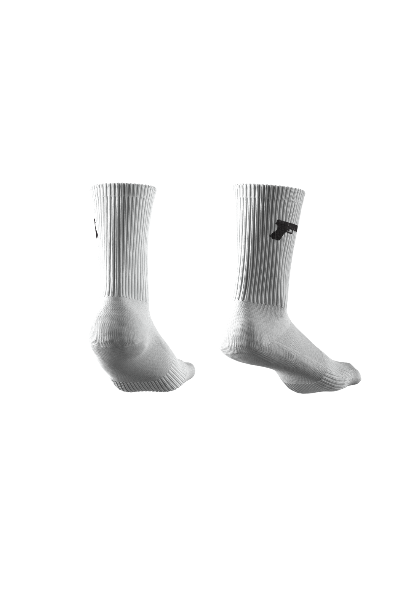 RIBBED CREW SOCKS