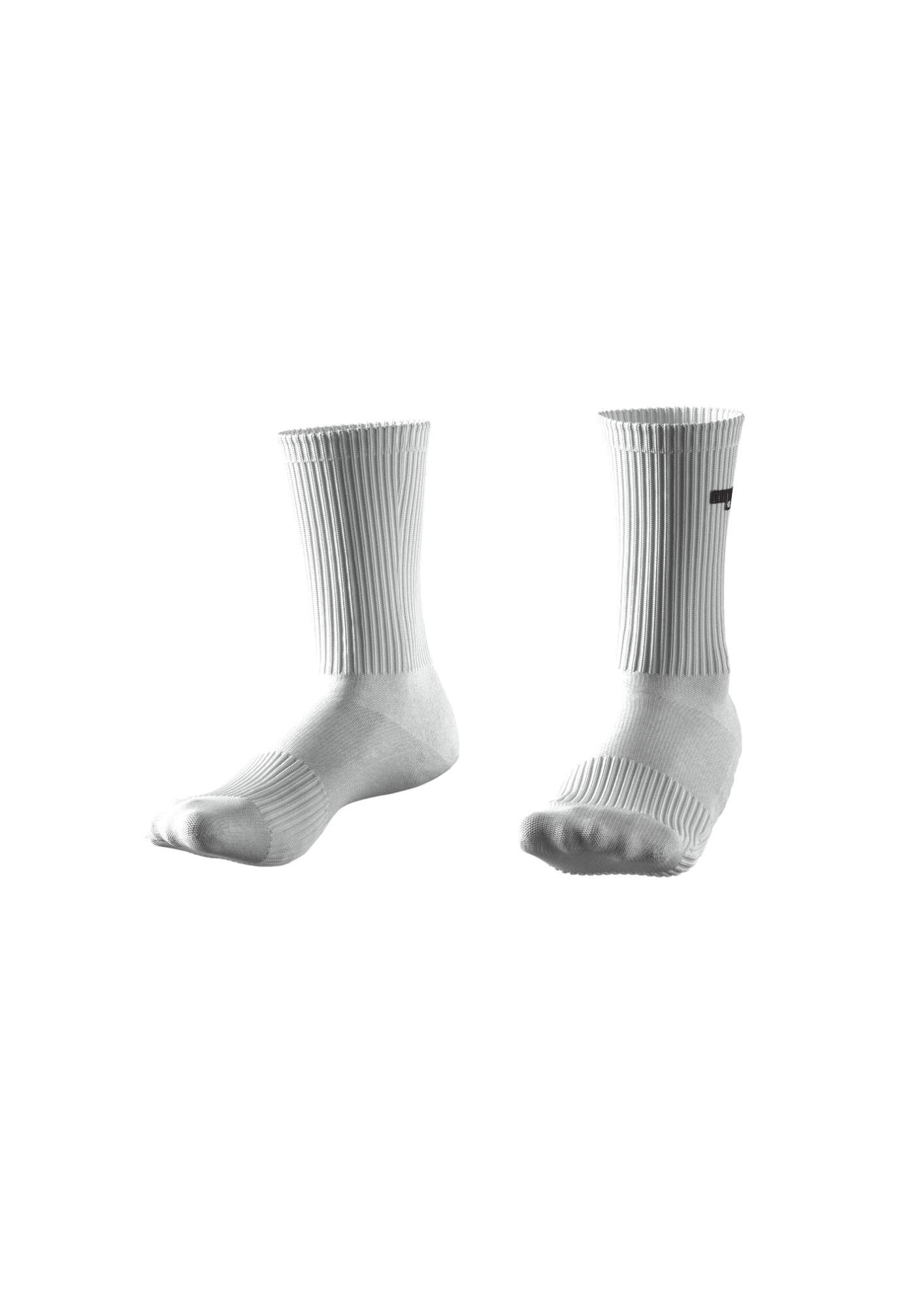 RIBBED CREW SOCKS