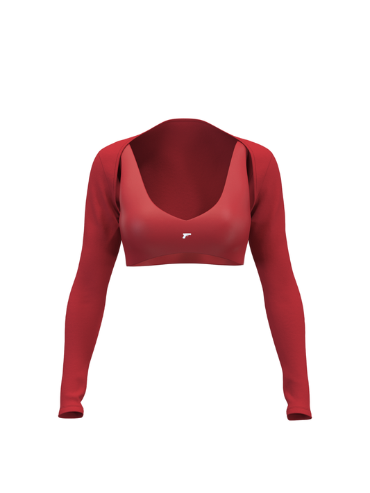 AURA LONG SLEEVE SHRUG