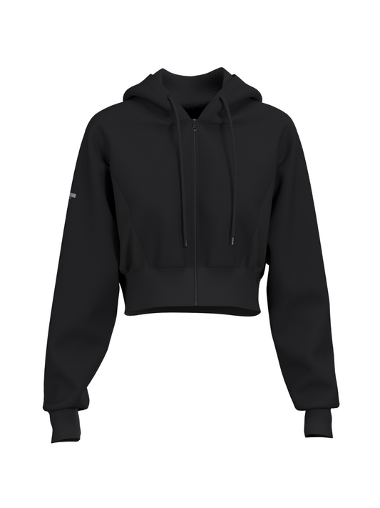 AMMO ZIP CROP HOODIE