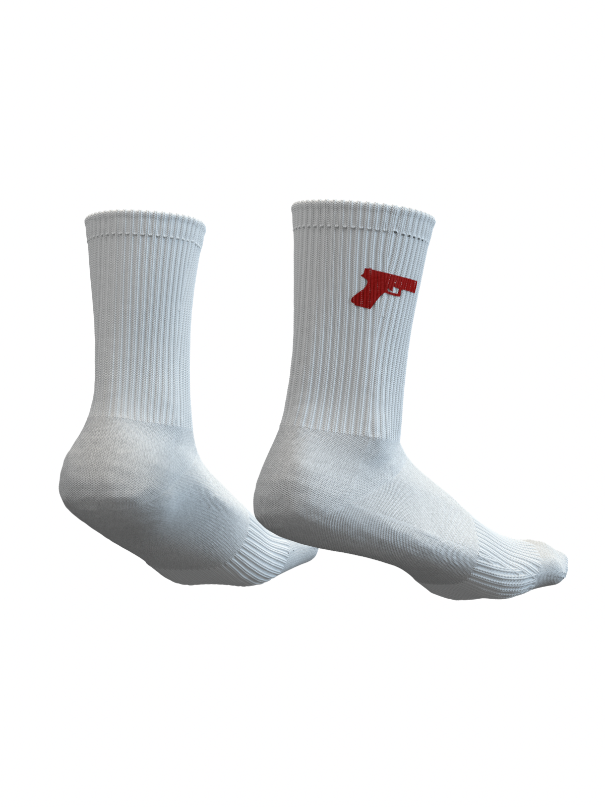 RIBBED CREW SOCKS