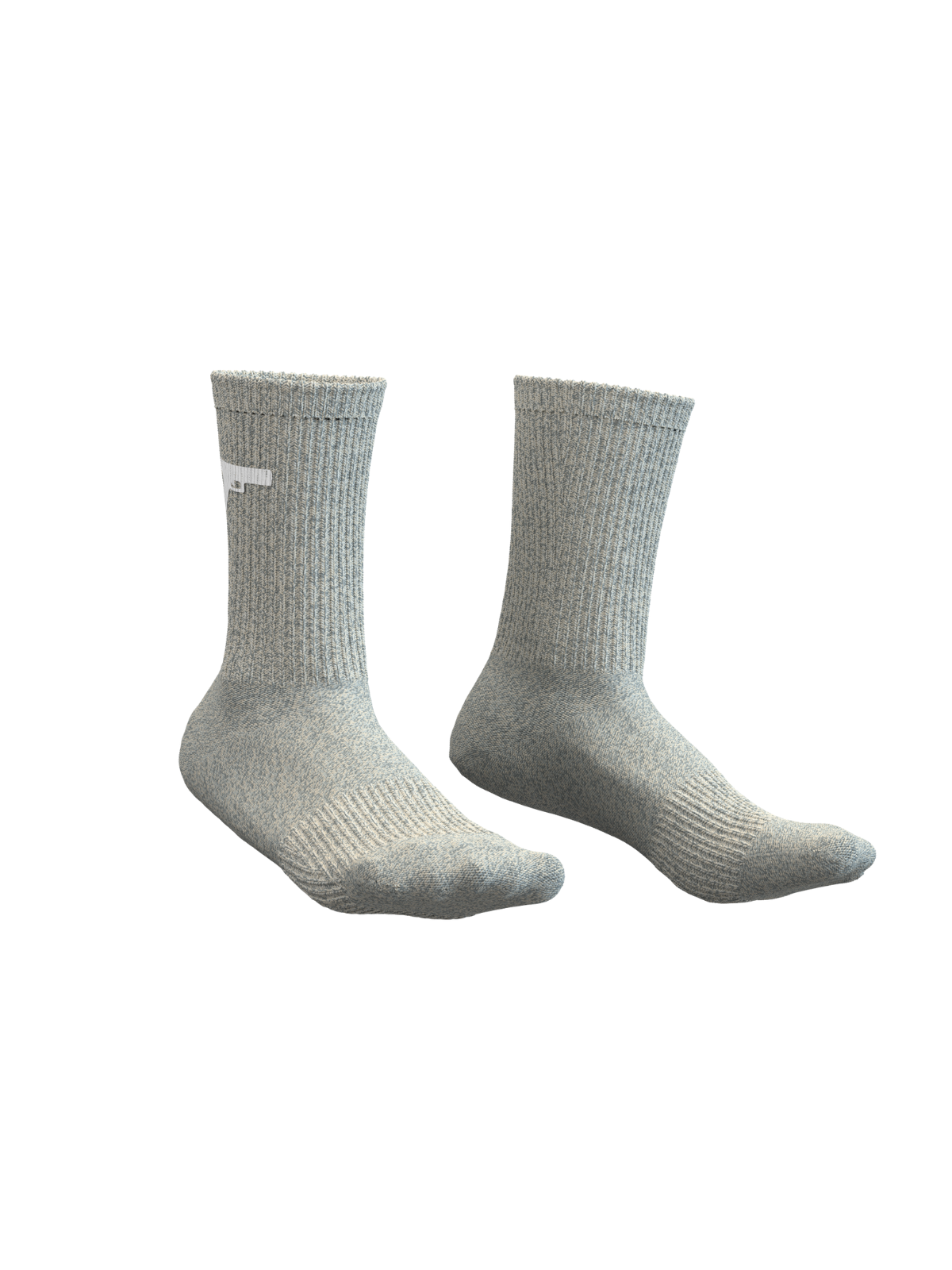 RIBBED CREW SOCKS