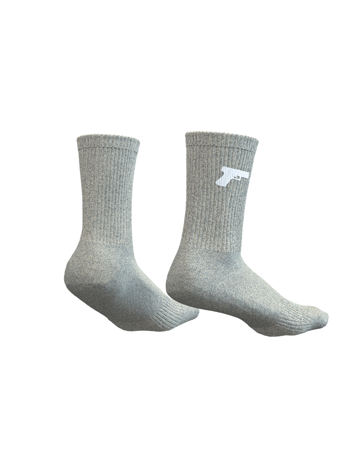 RIBBED CREW SOCKS
