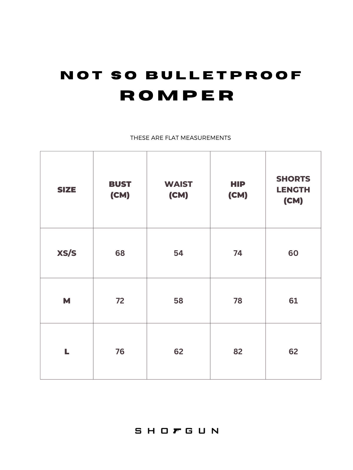 NOT SO BULLETPROOF ROMPER